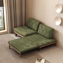 Graceabode Schlafsofa Ausziehcouch Modernes Design Eschenholz Bild 2
