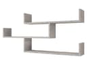 MIRJAN24 Wandregal Trio Grau Hängeregal mit Haken Bild 2