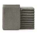 Blumtal Waschhandschuh 10er Set Grau Frottee Bild 2