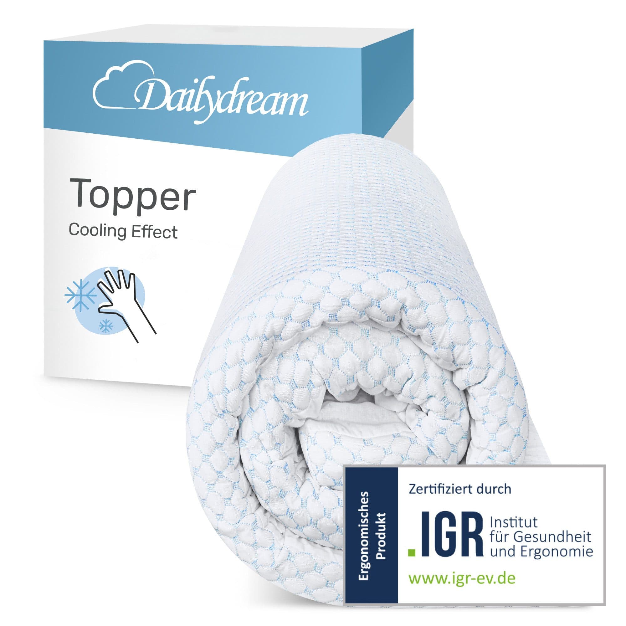 Dailydream Topper mit kühlendem Effekt, Memory Foam, Edition Cool Touch - Bild 2