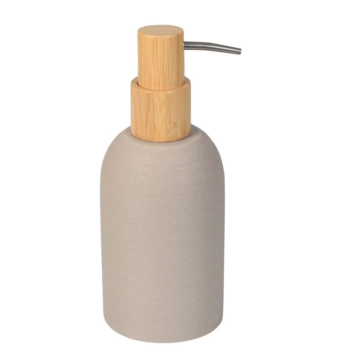 Sapho Seifenspender RIKO Beige Bambus Polyresin