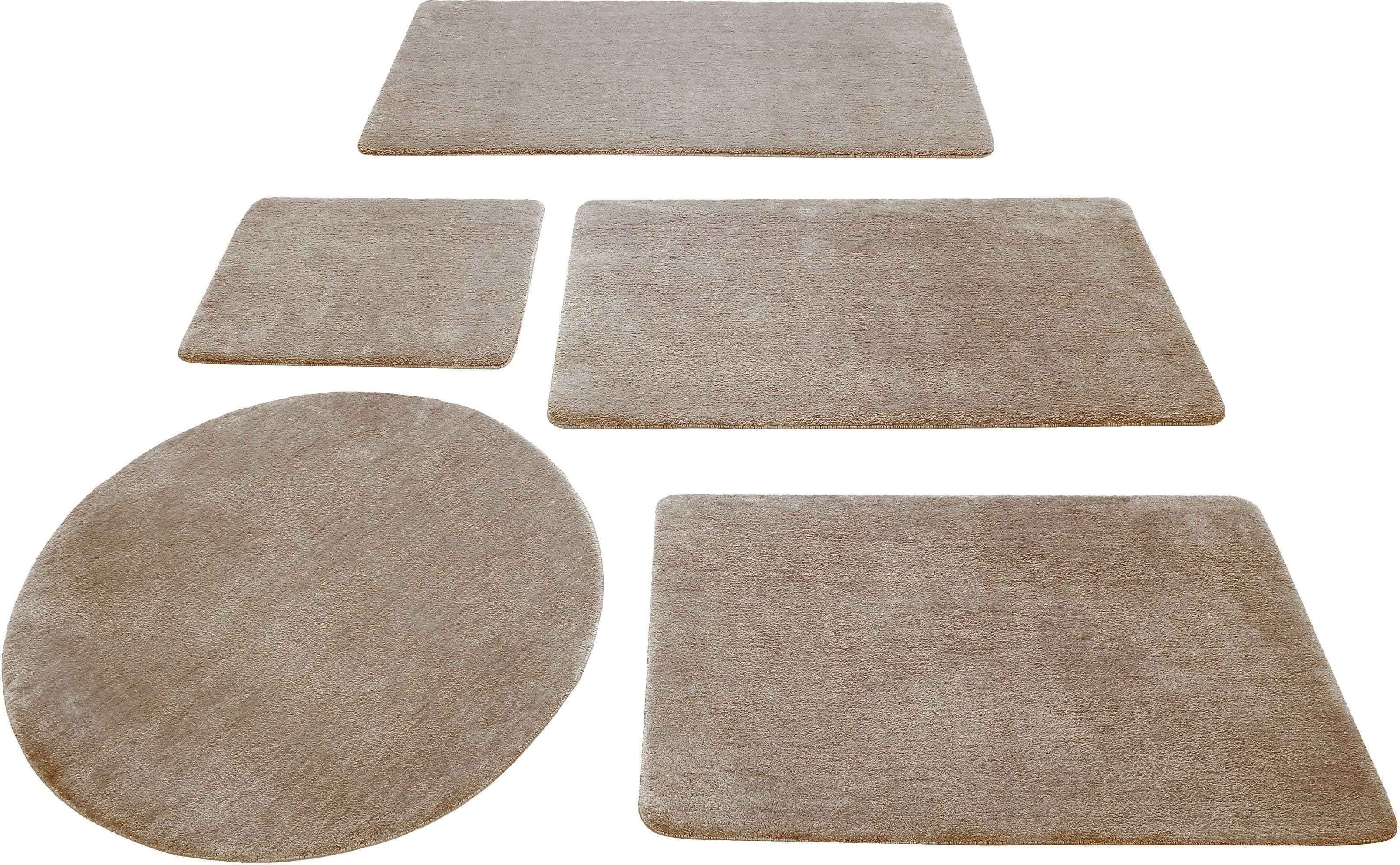 Wecon home Basics Badematte Joris Beige Polyester Rutschhemmend - Bild 2