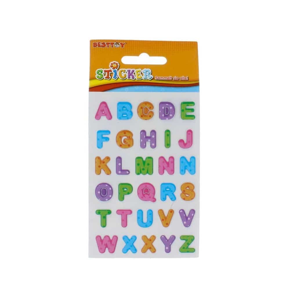 Besttoy Sticker Buchstaben Bunt - Kreative Motive