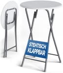 Casaria Stehtisch Klappbar 110cm Hoch Rund Ø60cm Garten Camping Bistrotisch Partytisch Bild 2