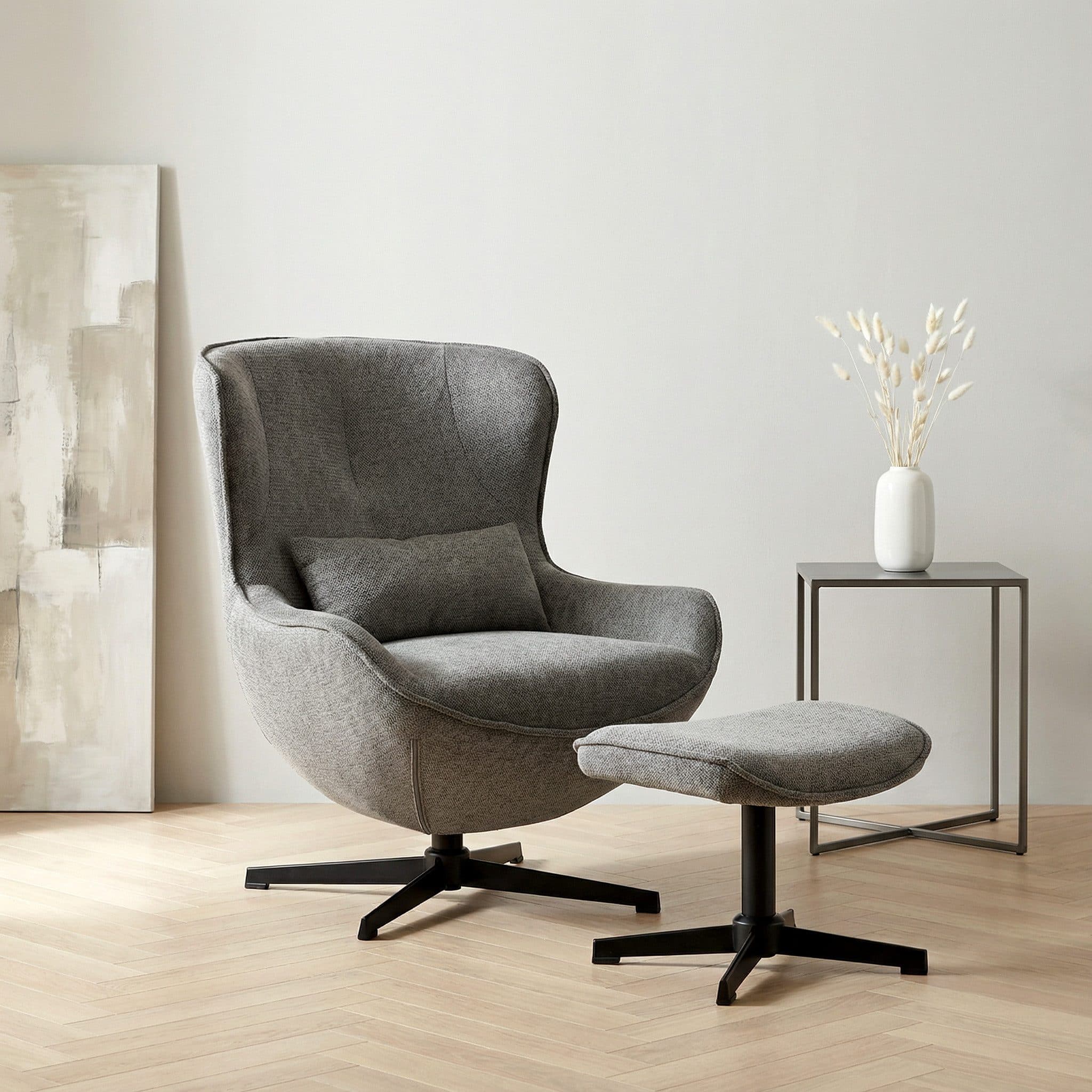 OTTO home Sessel Yolli Relaxsessel TV-Sessel 360° drehbar Struktur-Bezug - Bild 2