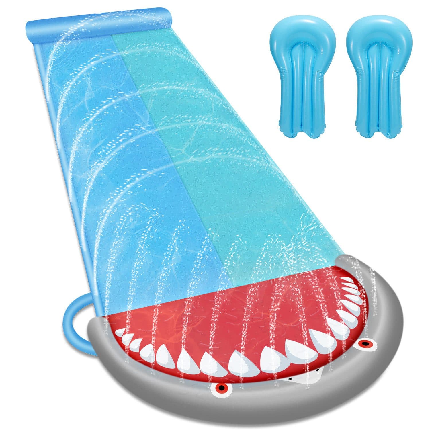Clanmacy Wasserrutsche mit Sprinkler und Surfbrettern - Bild 2
