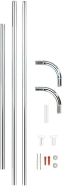 WENKO Winkelstange Universal Aluminium Silber 20mm Bild 2