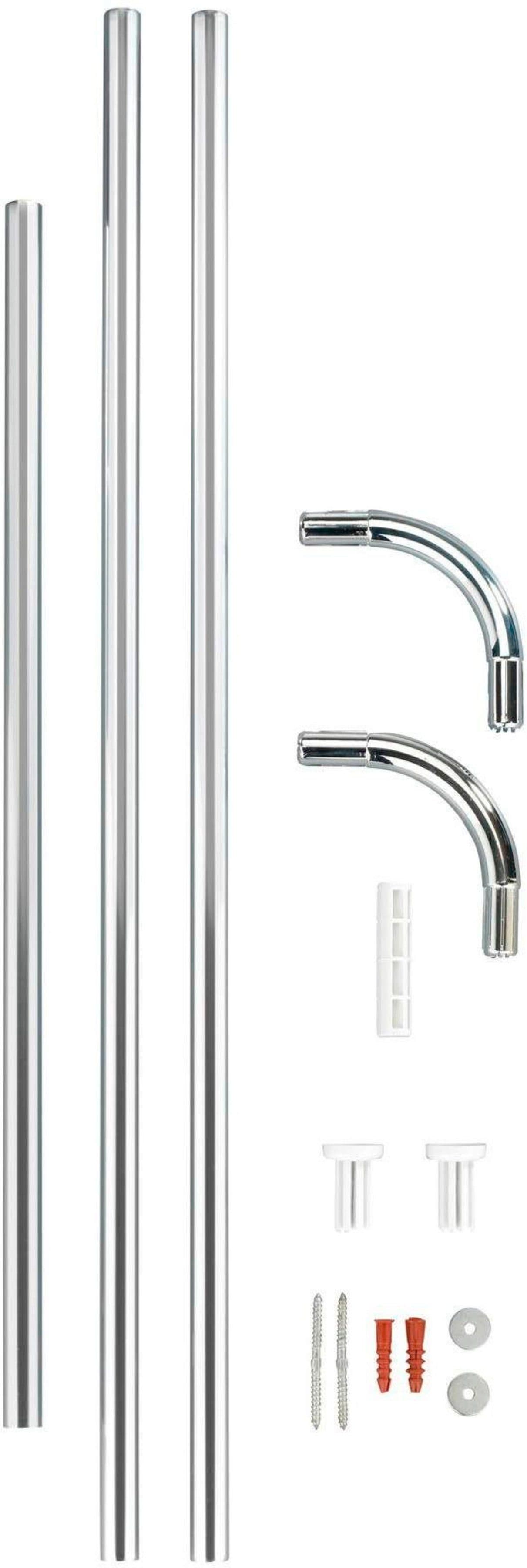 WENKO Winkelstange Universal Aluminium Silber 20mm - Bild 2