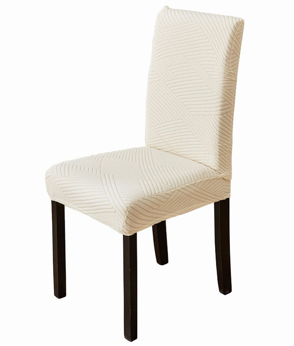 Agger Stuhlhusse Stretch Beige Polyester Stuhlbezug - Bild 2