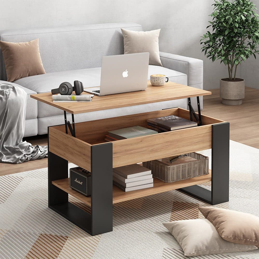 Vicco Couchtisch Lifto Eiche/Anthrazit mit Liftfunktion - Bild 2