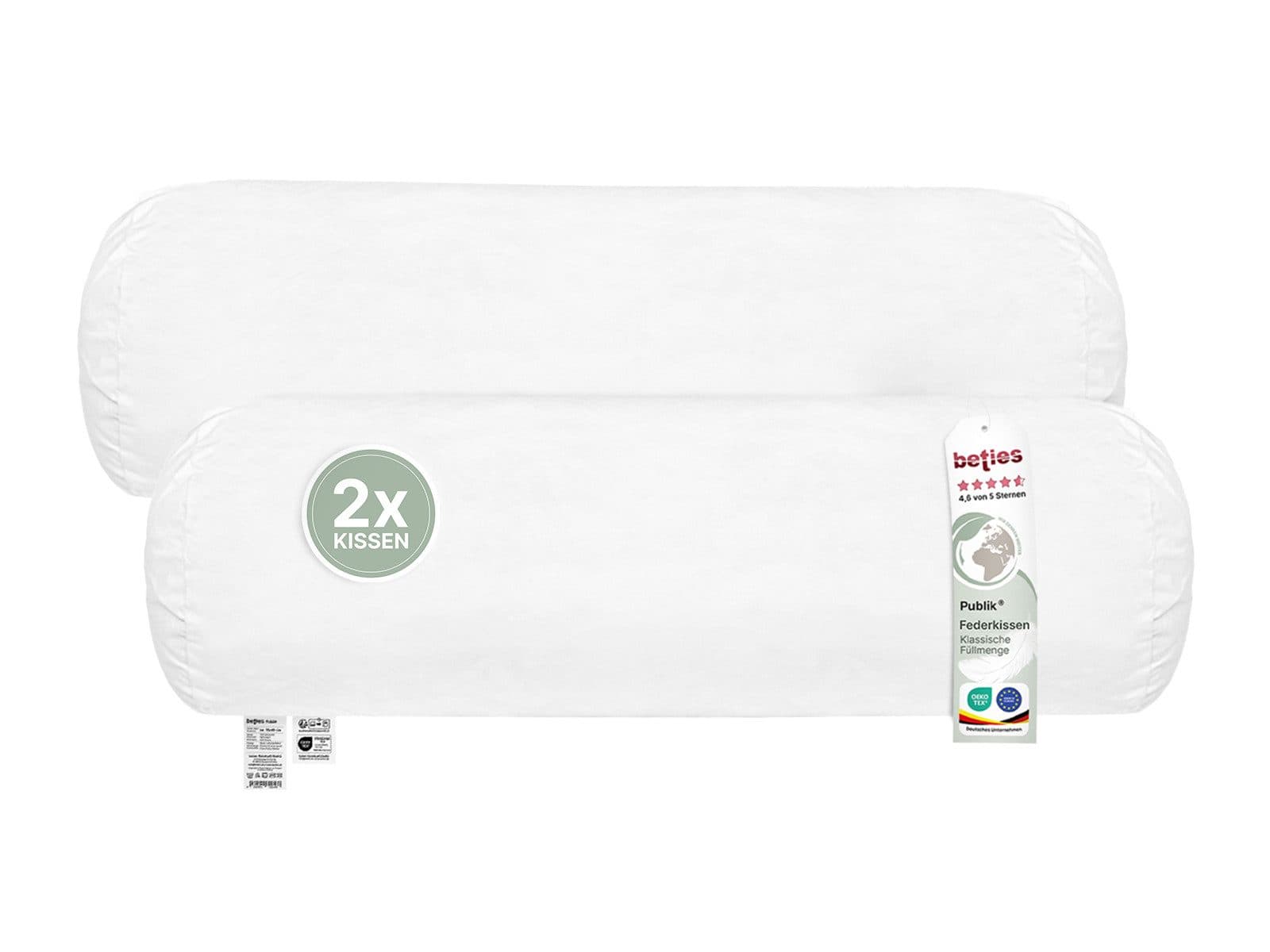 beties Nackenrolle Publik 2-tlg. Spar-Set Enten- und Gänsefedern - Bild 2