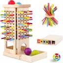Kityhome 3-in-1 Montessori Lernspielzeug Holz Bunt Bild 2