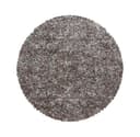 Carpettex Hochflor-Teppich Meliert Design Beige Rund Bild 2