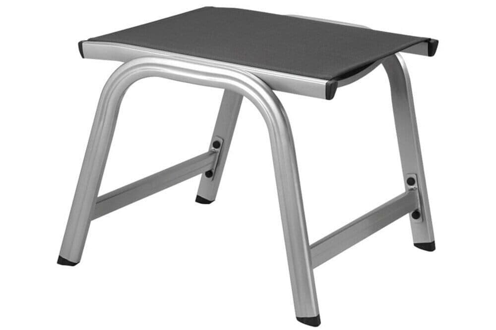 KETTLER Gartenlounge-Hocker Basic Plus - Silber/Anthrazit - Bild 2
