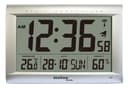 technoline Funkwanduhr WS 8009 Silber mit Jumbo-LCD Anzeige Bild 2