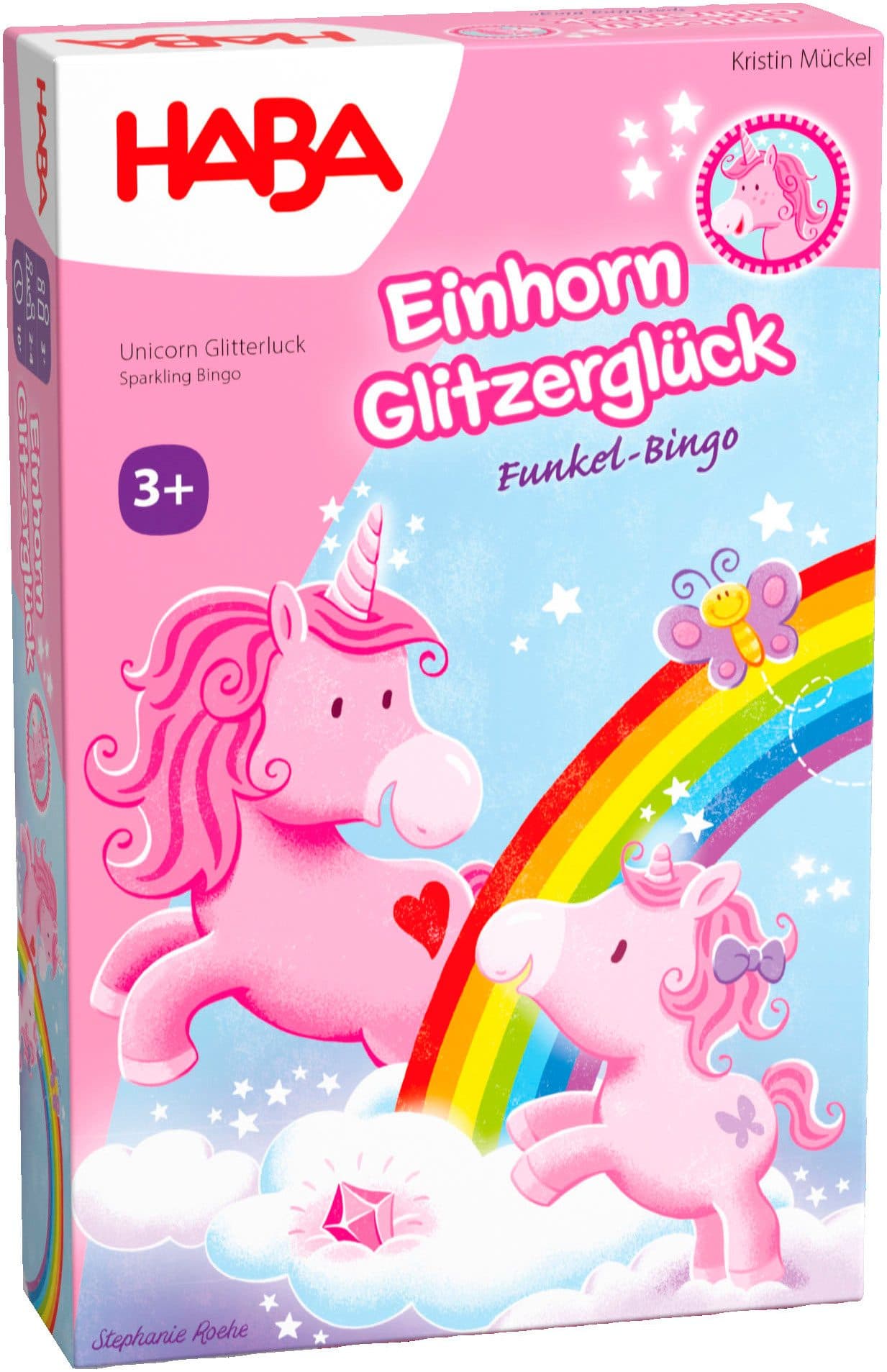 Haba Spiel Einhorn Glitzerglück Funkel-Bingo Made in Germany - Bild 2