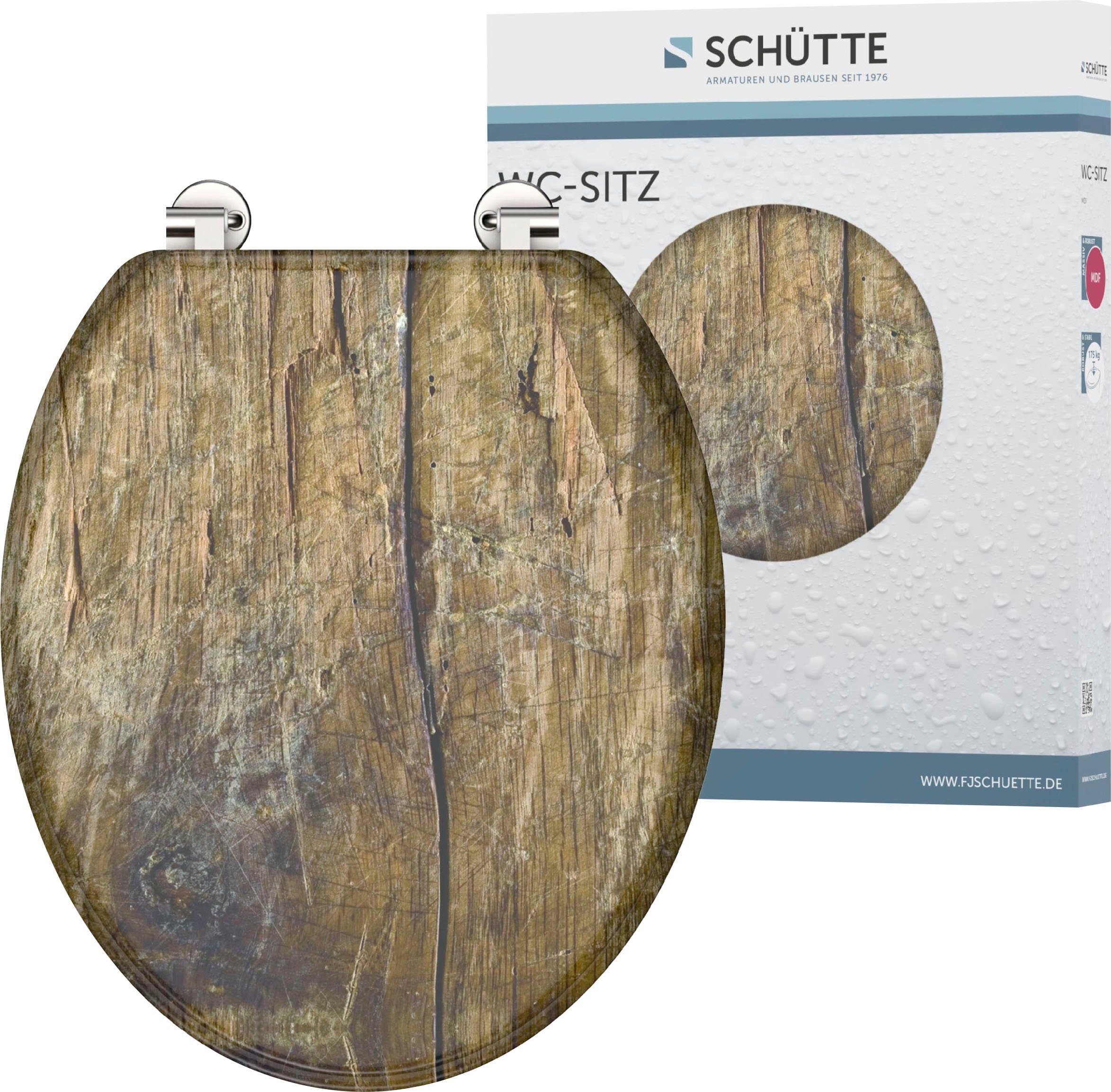 SCHÜTTE WC-Sitz Solid Wood MDF Holzfarben Landhausstil - Bild 2