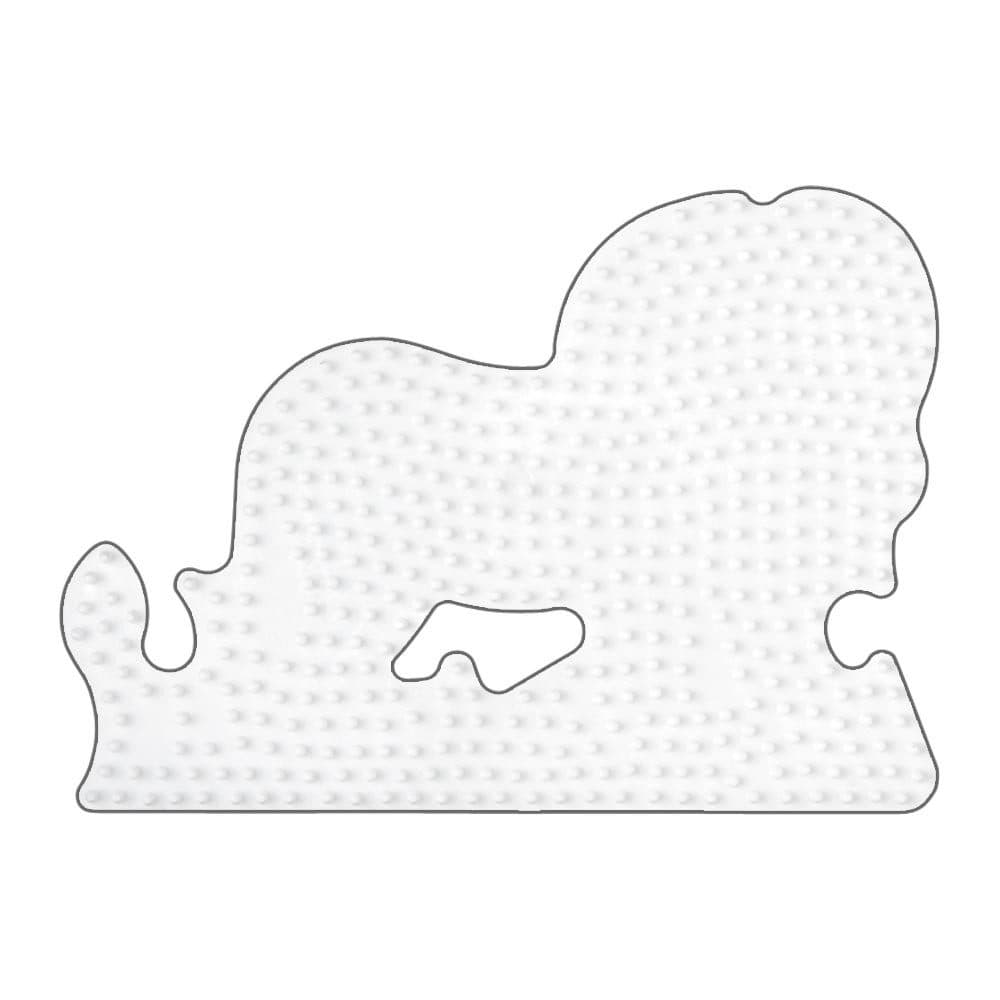 Hama Bügelperlen Stiftplatte Löwe Weiß