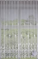 EXPERIENCE Gardine weiß Edel Jacquard transparent Store mit Universalband Bild 2