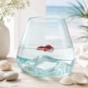 MARELIDA Schwimmender Dekofisch Teichdeko Porzellan Rot Gold 7cm Bild 2