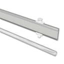 INTERDECO Paneelwagen Easyslide Silbergrau Kürzbar für Schiebegardinen Bild 2