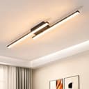 Nettlife LED Deckenleuchte Schwarz 18W Kristall Design Bild 2