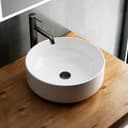 Alpenberger Aufsatzwaschbecken Rund Nano-Beschichtung Weiß Bild 2