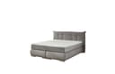 HARPER Boxspringbett SOWA 180x200 cm Silber Stoff Bild 2