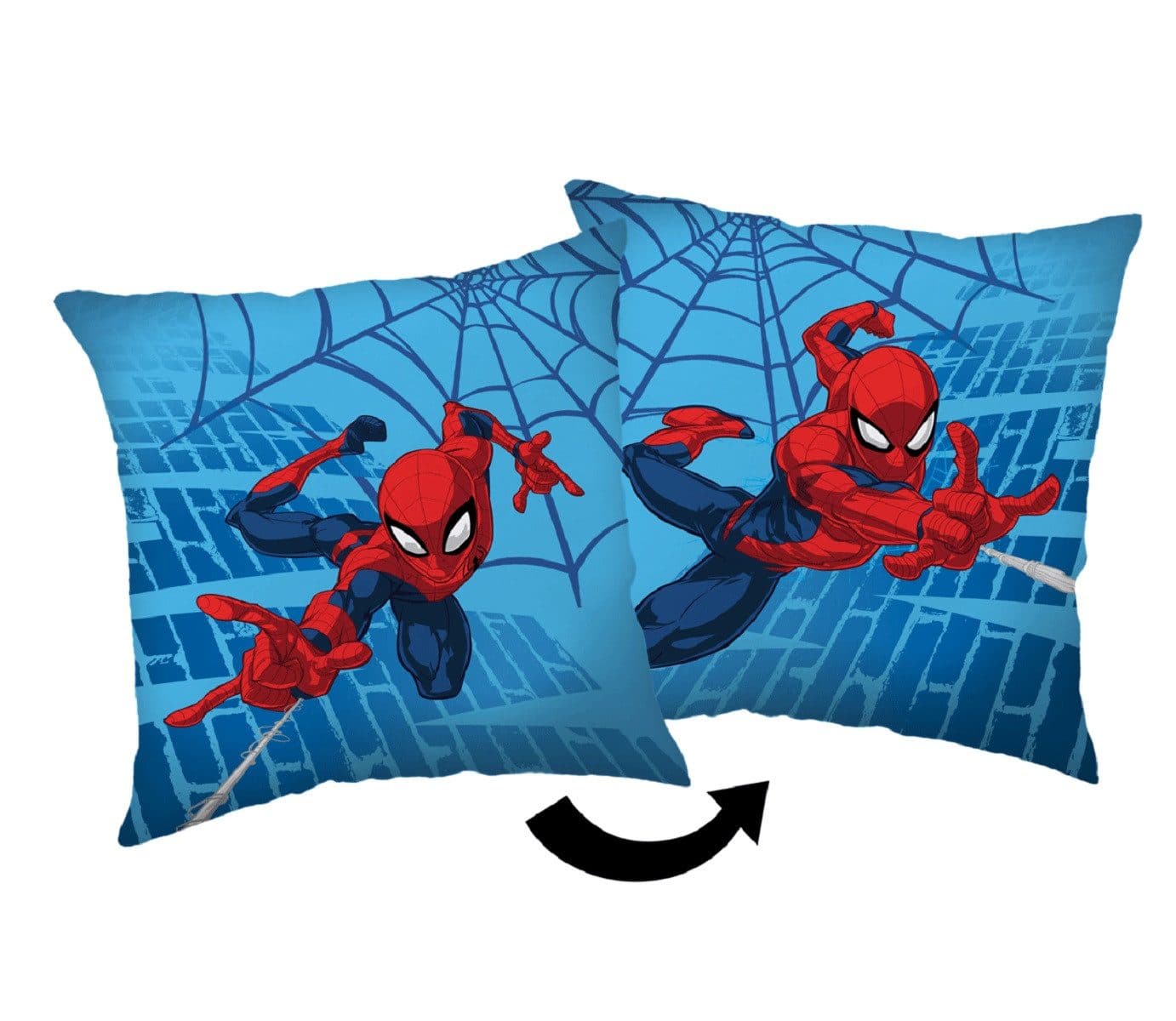Spiderman Dekokissen Premium 40x40 cm Beidseitiger Digitaldruck