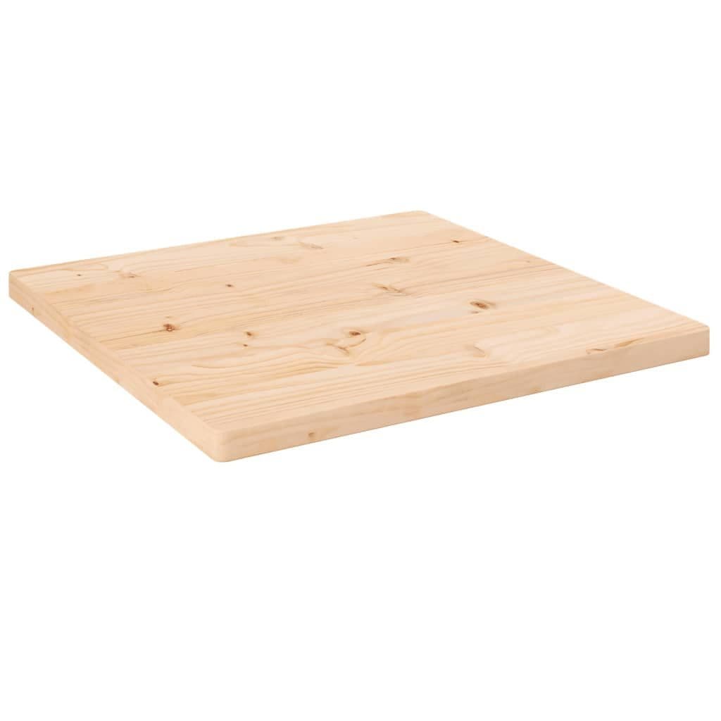 vidaXL Tischplatte 60x60 cm Massivholz Kiefer Quadratisch - Bild 2