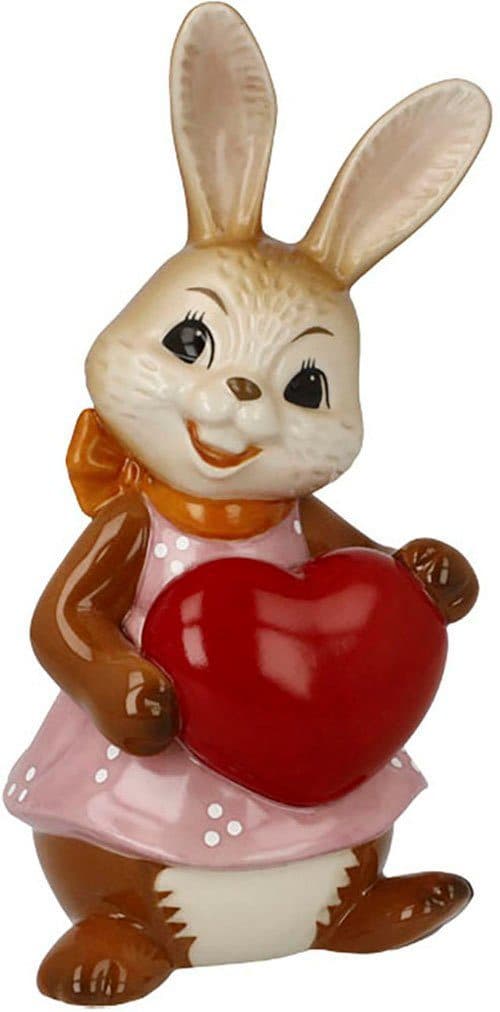 GOEBEL Osterhase Figur "Alles Liebe" Bunt Steingut - Bild 2