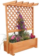 promadino Rankkasten mit Pergola Honigbraun Kiefer Bild 2