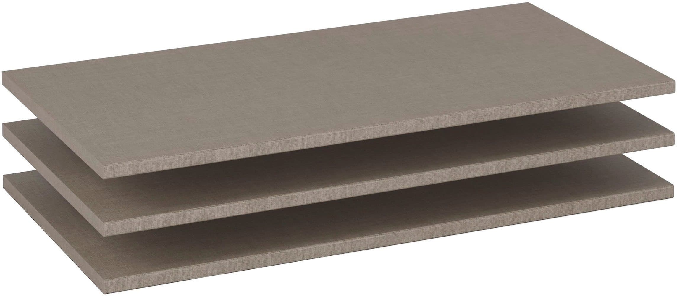 Rauch Einlegeboden für Drehtürenschränke Beige Leinenoptik - Bild 2