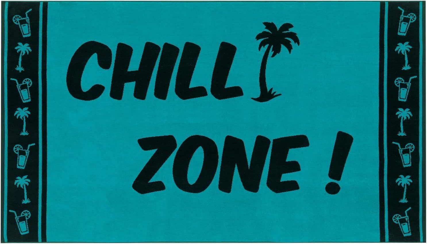 Delindo Lifestyle Strandtuch Tropical chillzone Baumwolle XXL - Bild 2