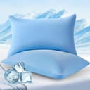 Elegear Kissenhüllen 2er Pack Cooling Kissenbezug Blau/Grau Bild 2