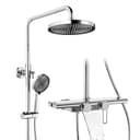HOMELIVE Duschsystem Regendusche Stangenbrause Set Verchromt Bild 2
