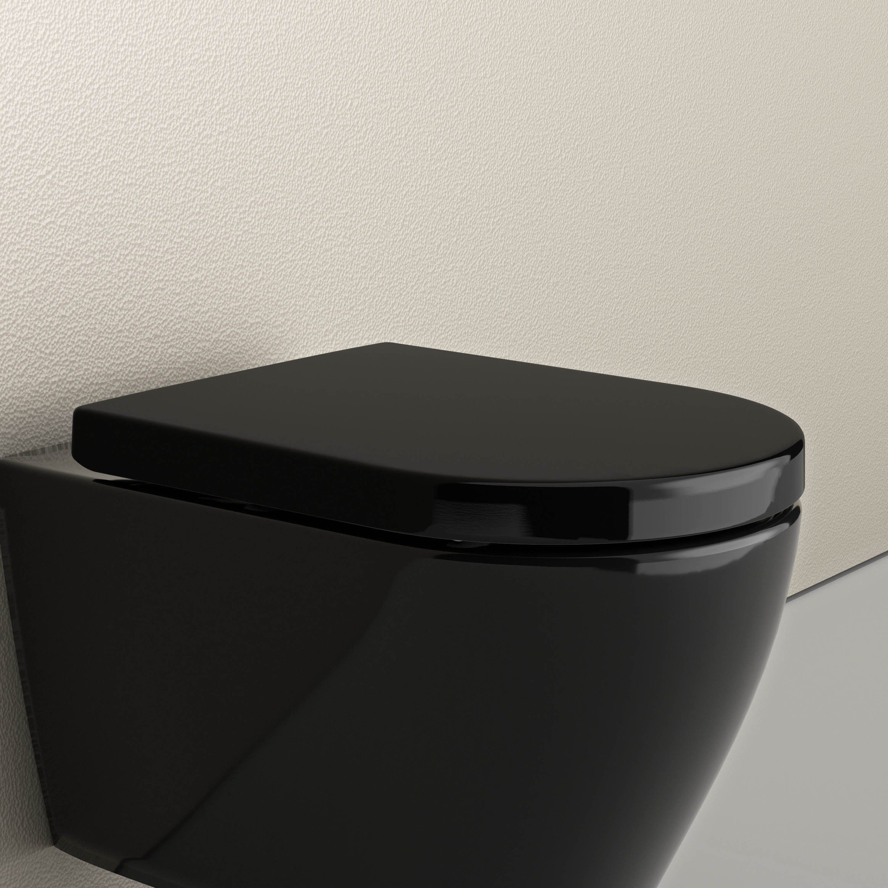 Bernstein WC-Sitz U1002 Schwarz glänzend Softclose - Bild 2