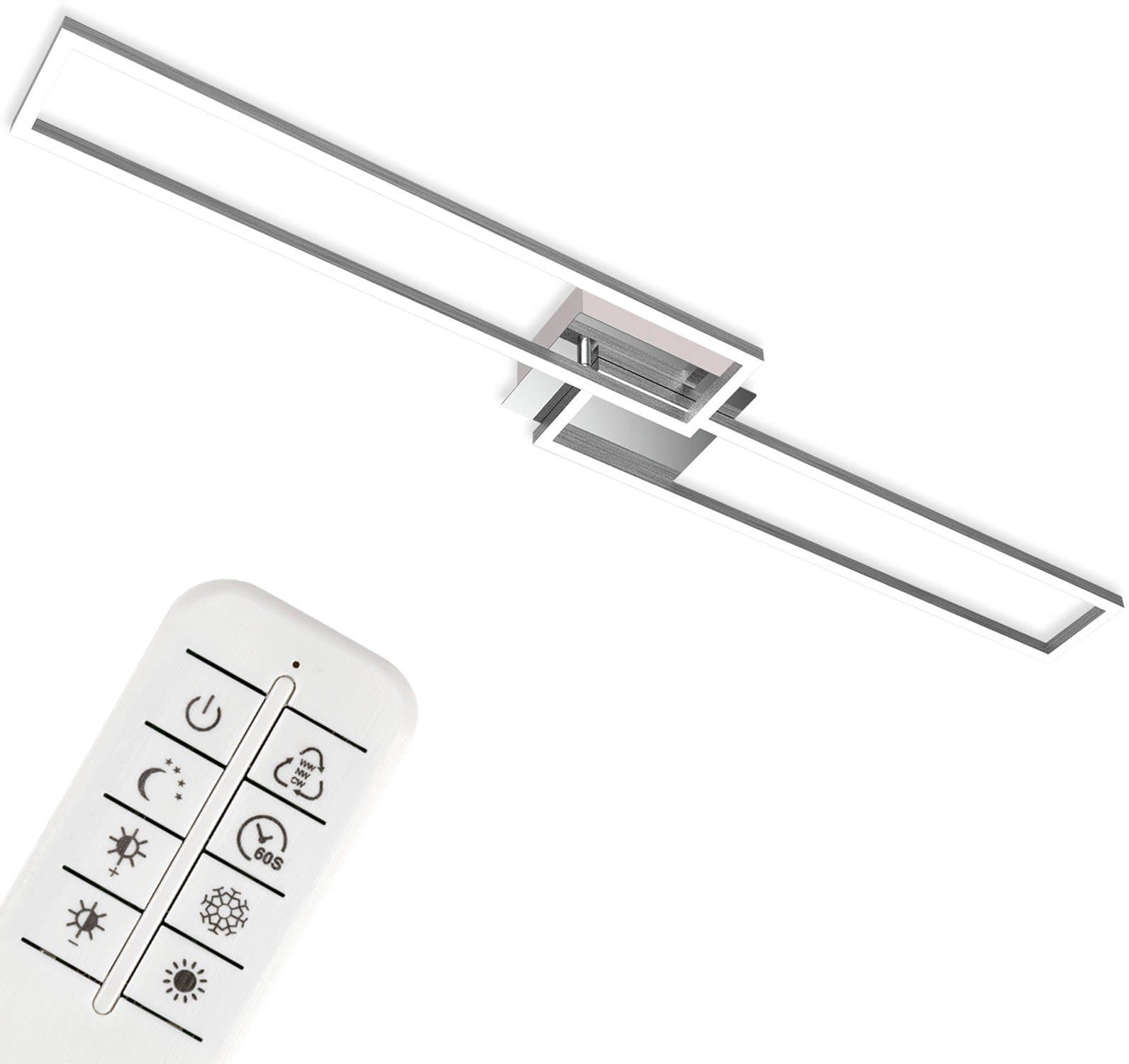 Briloner Leuchten LED Deckenleuchte FRAME CCT Chrom-Alu - Bild 2