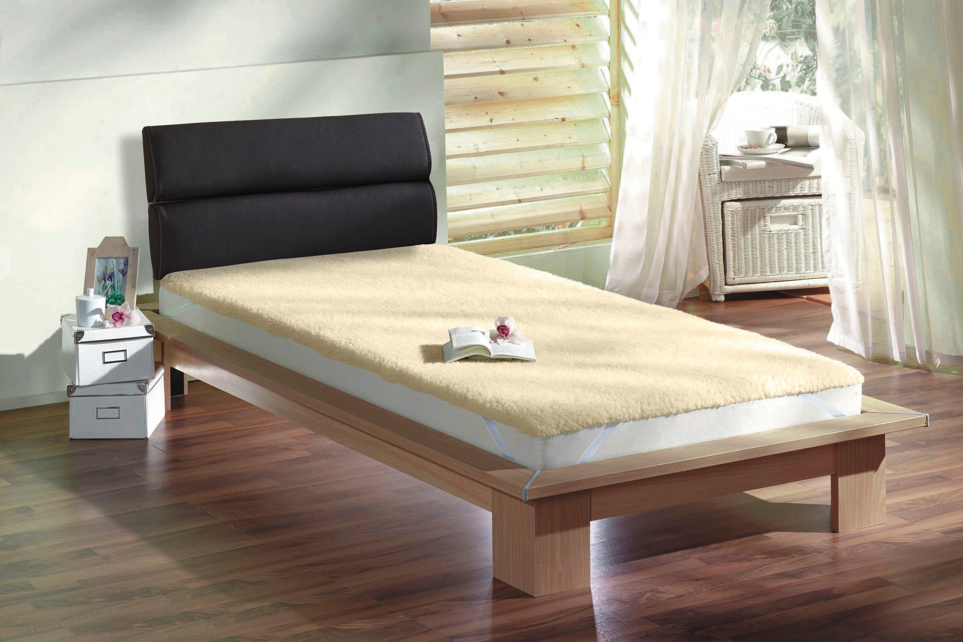 KINZLER Lammflor Matratzenauflage Beige Schurwolle - Bild 2