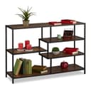relaxdays Standregal Industrial Style 5 Ebenen Braun/Schwarz Bild 2