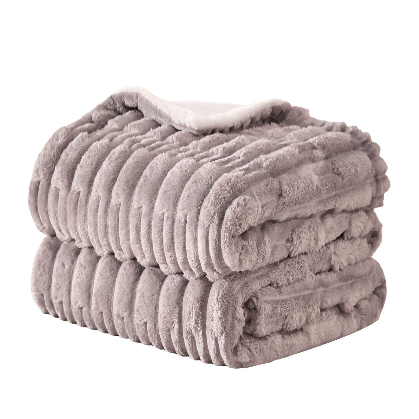 KEAYOO Wohndecke MT09 Sherpa Fleece Warm Decke Kuscheldecken für Bett, Sofa und Couch - Bild 2