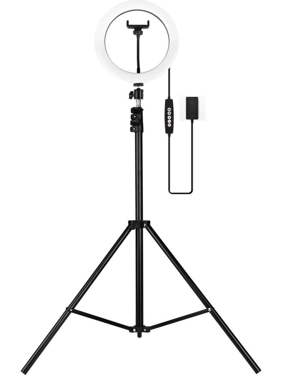 MeLiTec LED Ringlicht CCT SocialLight Dimmbar Schwarz