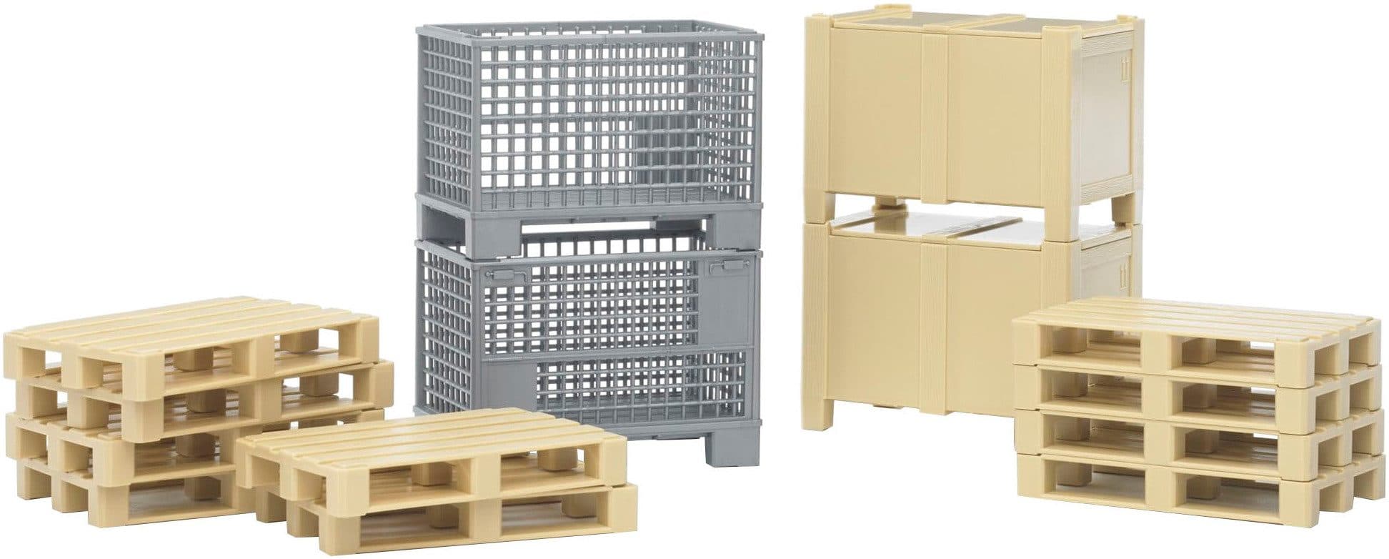 Bruder® Spielwelt Logistik-Set 02415 mit Paletten und Kisten