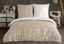 Buymax Bettwäsche Mercer 3-teilig Beige Weiß Marmor Renforce Bild 2