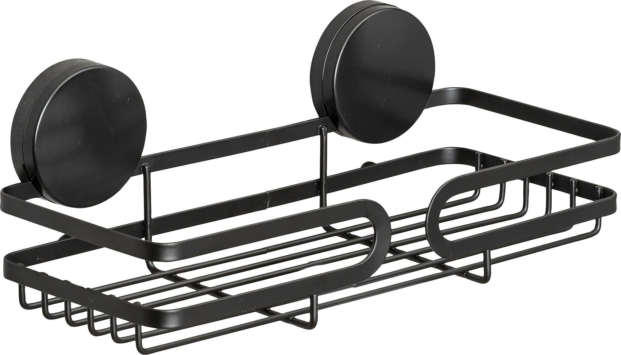 WENKO Duschablage Static-Loc Plus Pavia Schwarz Bohrfrei - Bild 2