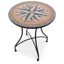 Raburg Mosaiktisch Mayla Rund Schwarz Beige Grau Bild 2