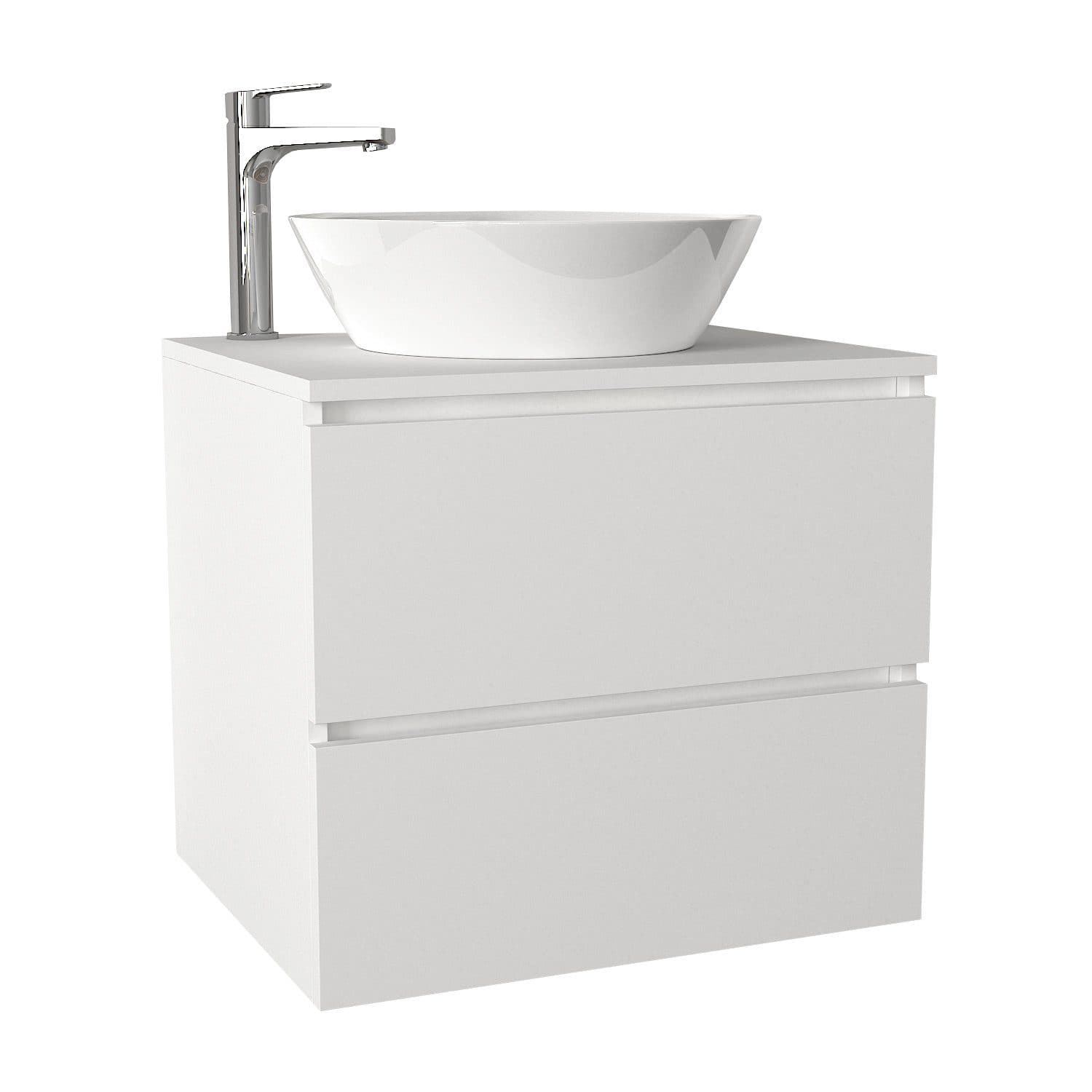 moebel17 Waschbeckenunterschrank Carmita Weiß Hängend Modern - Bild 2