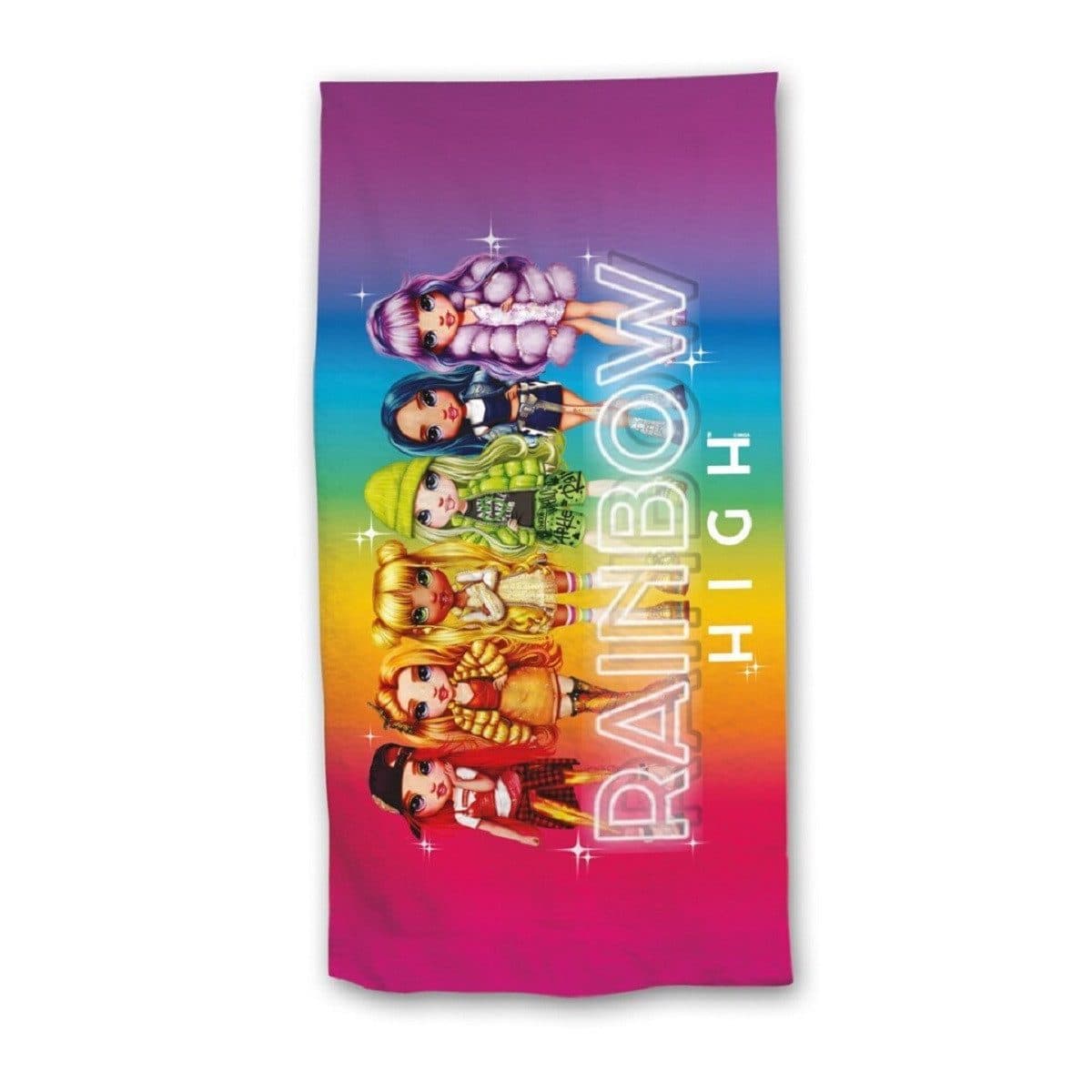 Rainbow High Strandtuch Bunt 70x140 cm Polyester