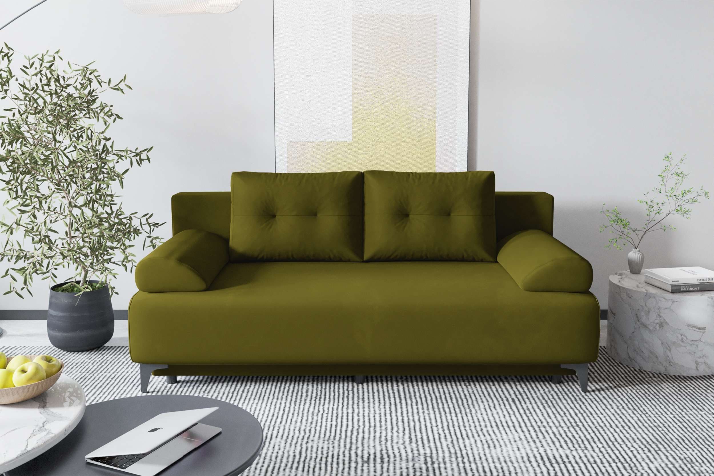 99rooms 3-Sitzer Sofa Fiora mit Bettkasten Modern - Bild 2