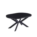 HOME DELUXE Esstisch AVENTI Ausziehbar Dunkelbraun Metallgestell Bild 2